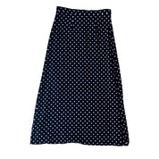 Vintage Navy Polkadot Skirt (S)