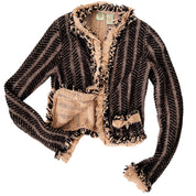 Fringy Knit Cardigan (S)