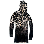 Hooded Leopard Cardigan (XS/S)