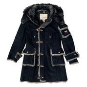 Pepe Jeans Furry Hooded Coat (S)