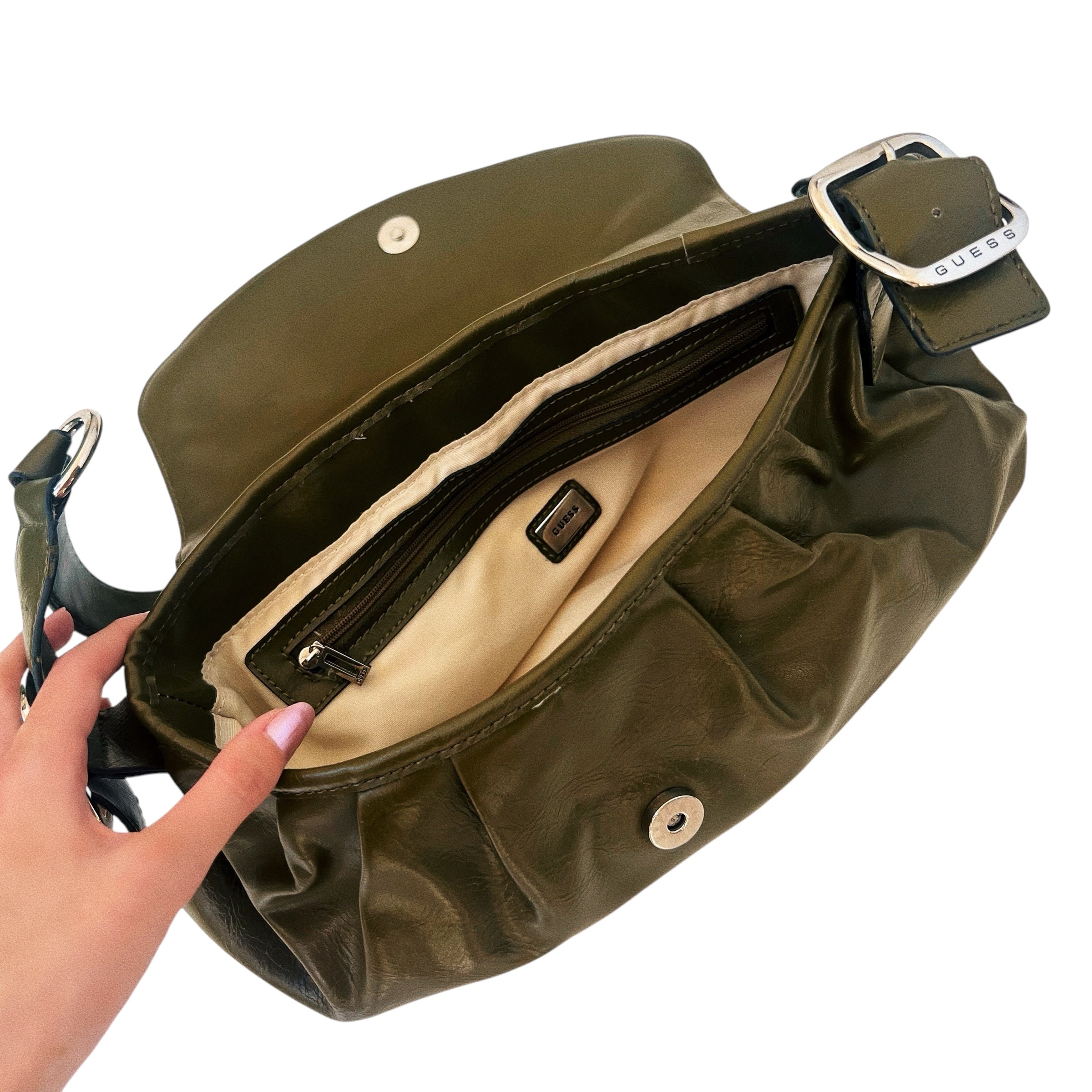 Guess Olive Green Purse