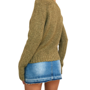 Hand Stitched Frog Sweater (S)