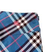 Burberry Vintage Blue Plaid Skirt (S)