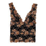 Marciano Lacy Beaded Top (XS)