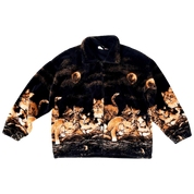 Rare Vintage Fleece Cat Jacket (L/XL)