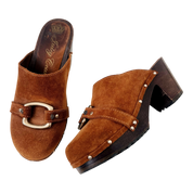 Juicy Couture Suede Clog Heels (7.5)