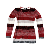 Striped Knit Mini Dress (S/M)