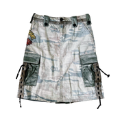 Italian Vintage Camo Skirt (M)