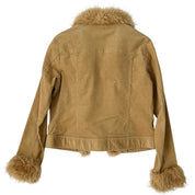 Early 2000s Furry Corduroy Jacket (M)