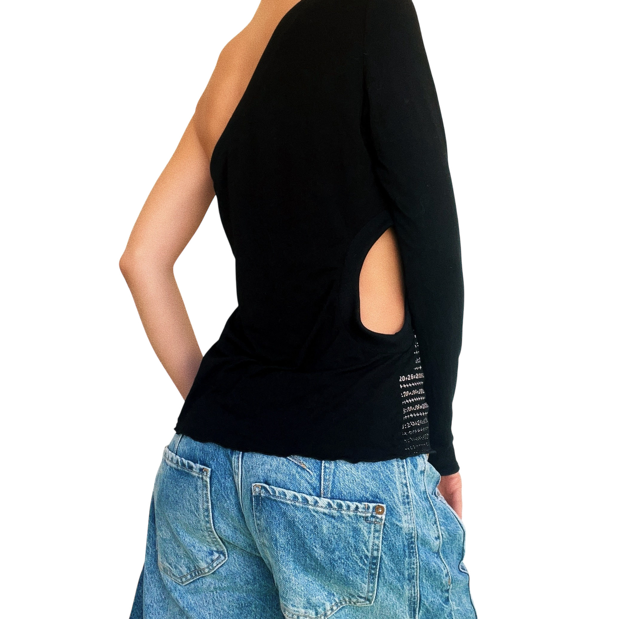 French Vintage Cutout Top (M)