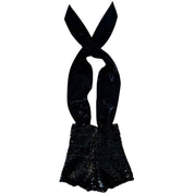 Vintage Sequin Halter Playsuit (XS/S)
