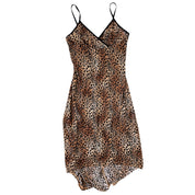 90s Leopard Midi Dress (M)