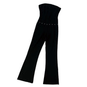 90s Strapless Black Jumpsuit (S)