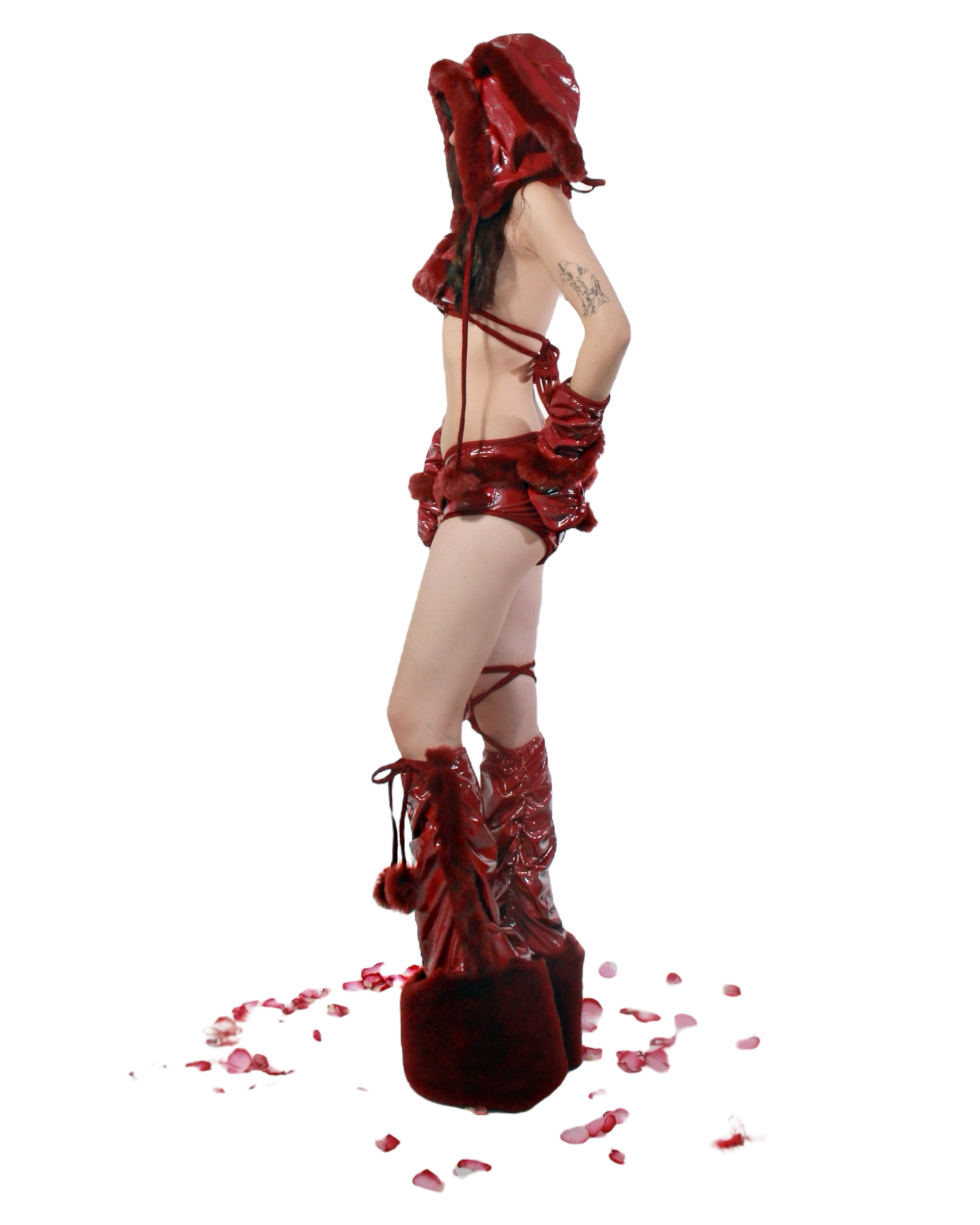 Red Wine Valentine Bunny Set (XS-XL)