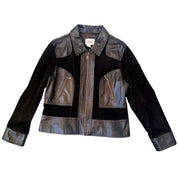 Chocolate Brown Leather Jacket (M)