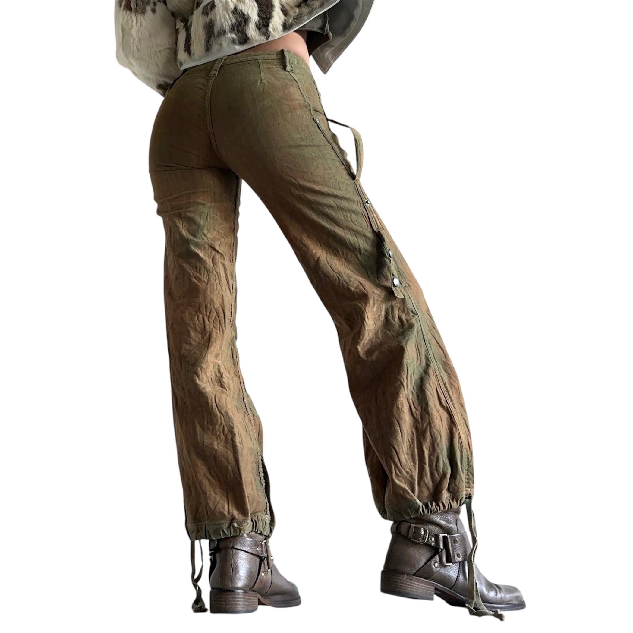 Diesel Earthy Dyed Cargo Pants (XS)