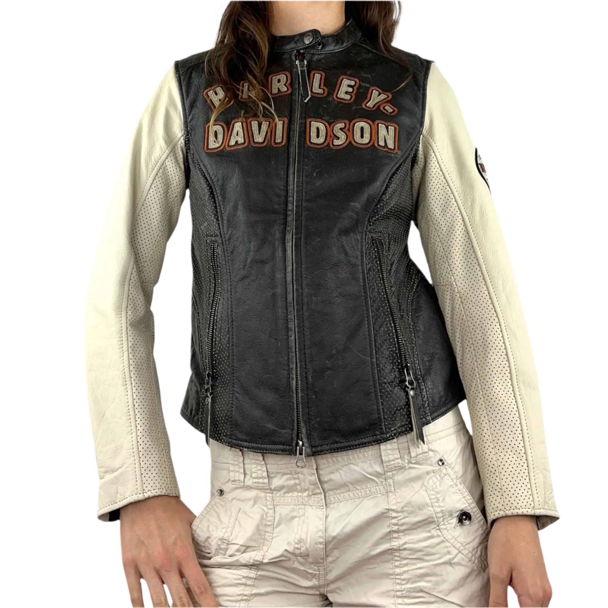 Harley Davidson Leather Moto Jacket (S)