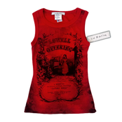 90s Red Graphic Top (XS/S)