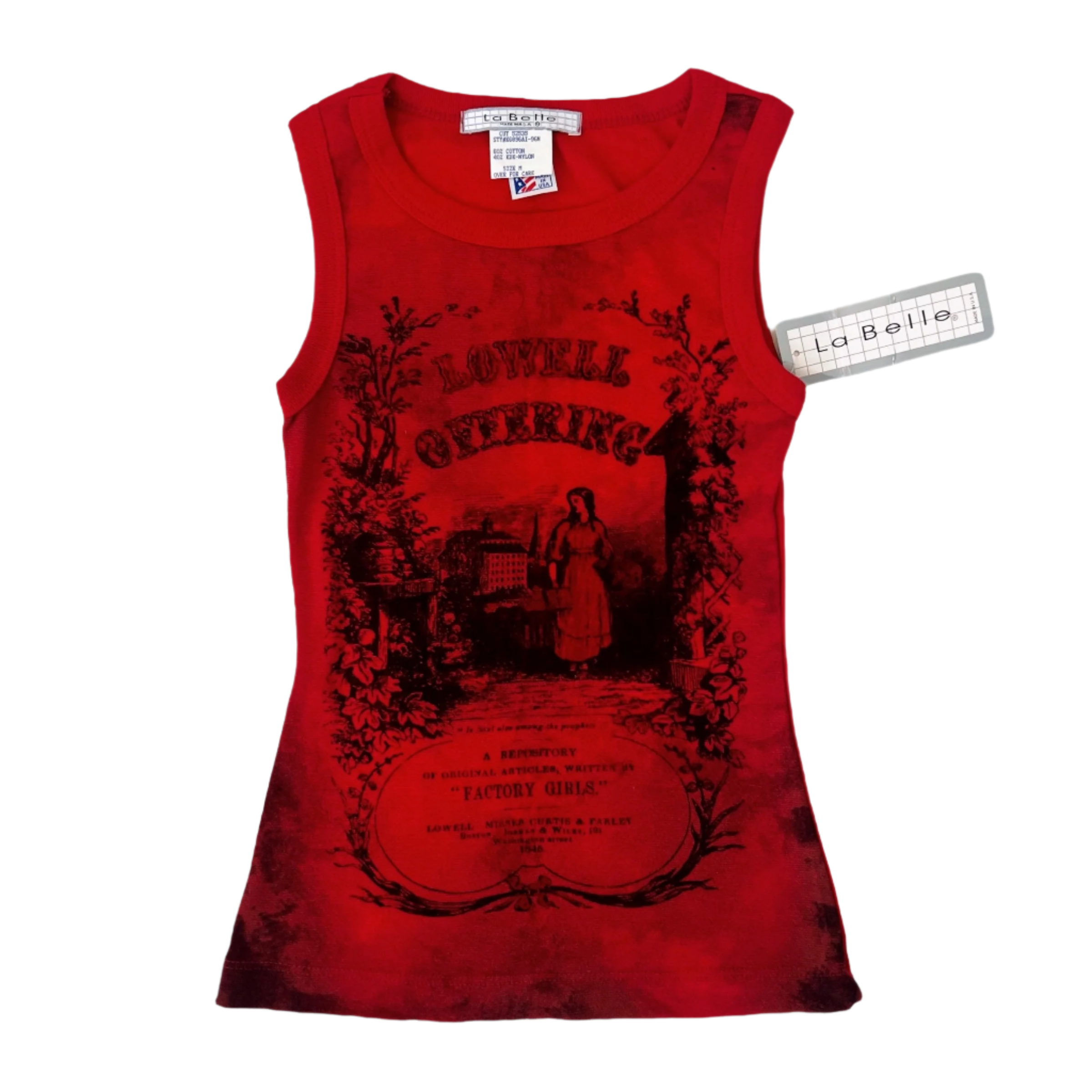 90s Red Graphic Top (XS/S)