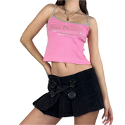 Von Dutch Pink + Silver Tank (M)