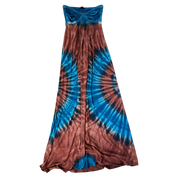 Strapless Tie Dye Maxi Dress (XS/S)