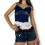 Morgan De Toi Dyed Sequin Cami (S/M)