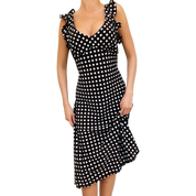 90s Polkadot Midi Dress (S)