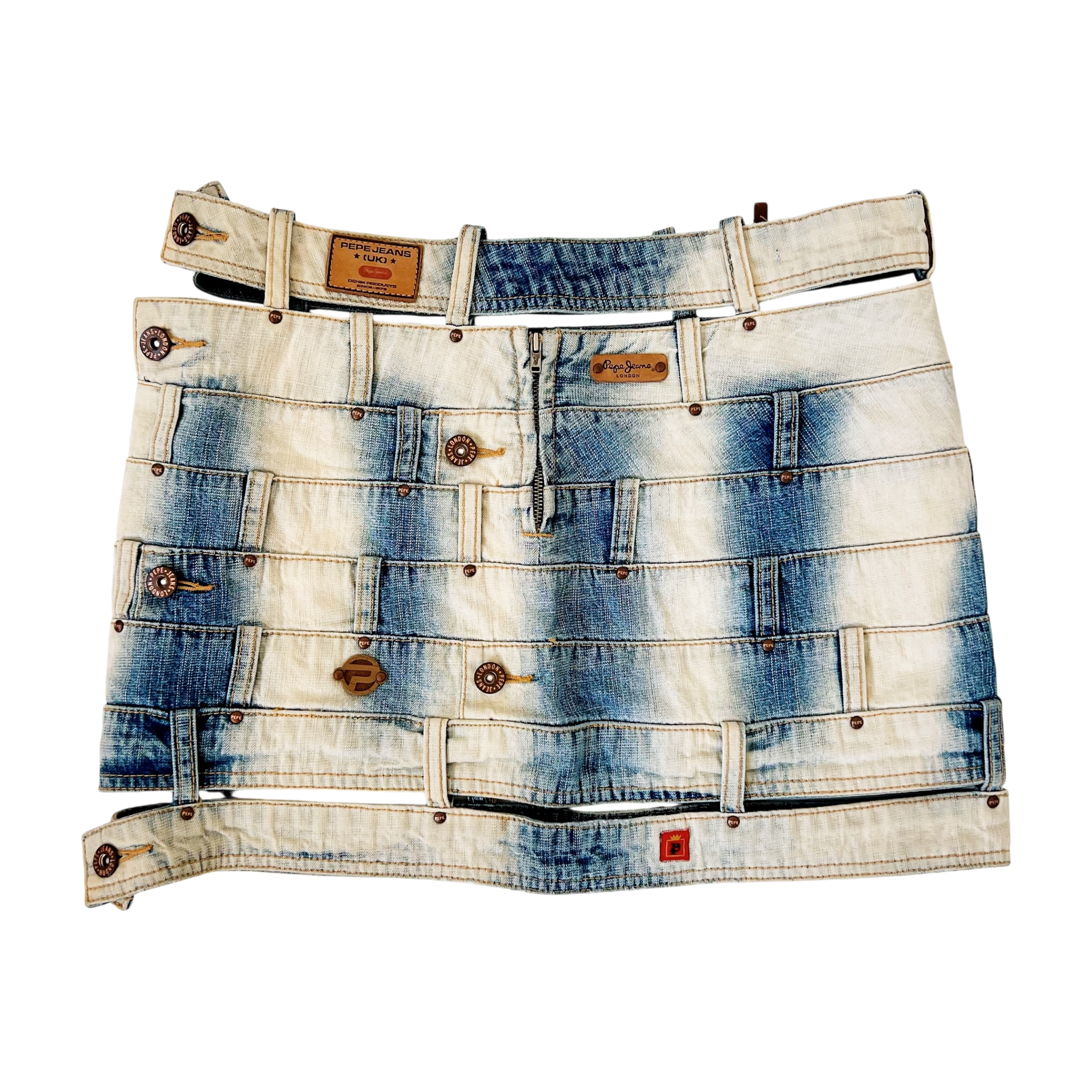 Funky Pepe Waistband Mini Skirt (S)