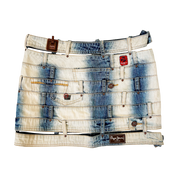 Funky Pepe Waistband Mini Skirt (S)