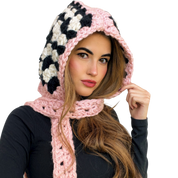 Pretty In Pink Crochet Scoodie