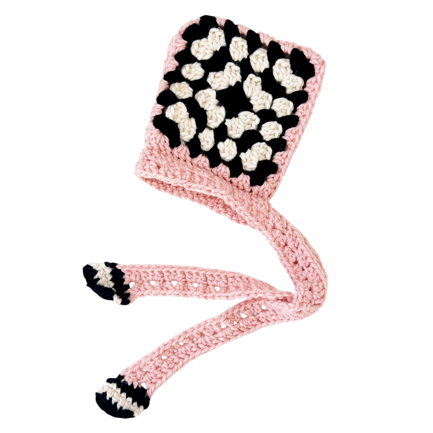 Pretty In Pink Crochet Scoodie