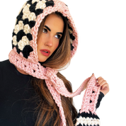 Pretty In Pink Crochet Scoodie