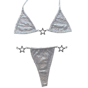 Silver Fantasy Edition Charmed Bikini Set (XS-XL)