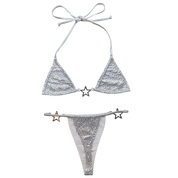 Silver Fantasy Edition Charmed Bikini Set (XS-XL)