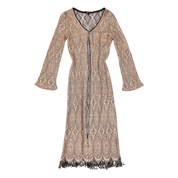 Gold Sheer Knit Duster (XS/S)