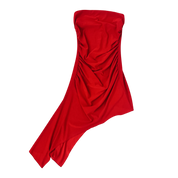 Early 2000s Strapless Party Dress (S/M)