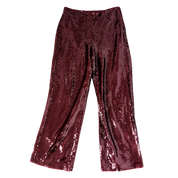 Burgundy Sequin Pants (M)