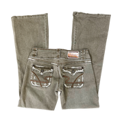 Z. Cavaricci Faded Olive Jeans (M)