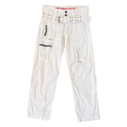 Pete & Greta White Cargo Pants (S/M)