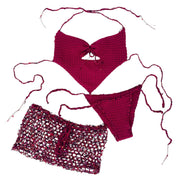 Fuchsia Bloom Crochet Set (XS)