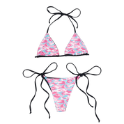 Camo Laced Bikini Bottom (XS-XL)
