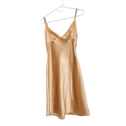 Italian Vintage Satin Slip Dress (S)