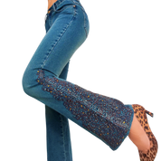Vintage Embroidered Jeans (XS)