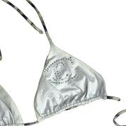 Cavalli Beachwear Rhinestone Leopard Bikini (XS/S)