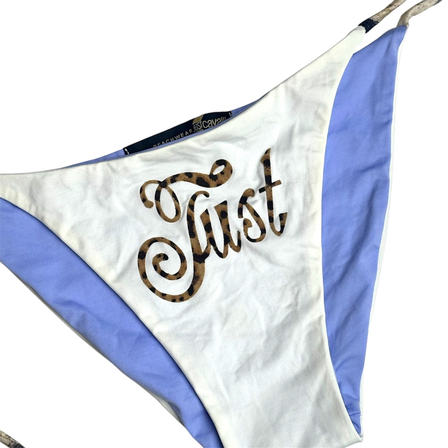 Cavalli Beachwear Rhinestone Leopard Bikini (XS/S)