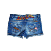 Dolce & Gabbana Denim Embroidered Shorts (XS)
