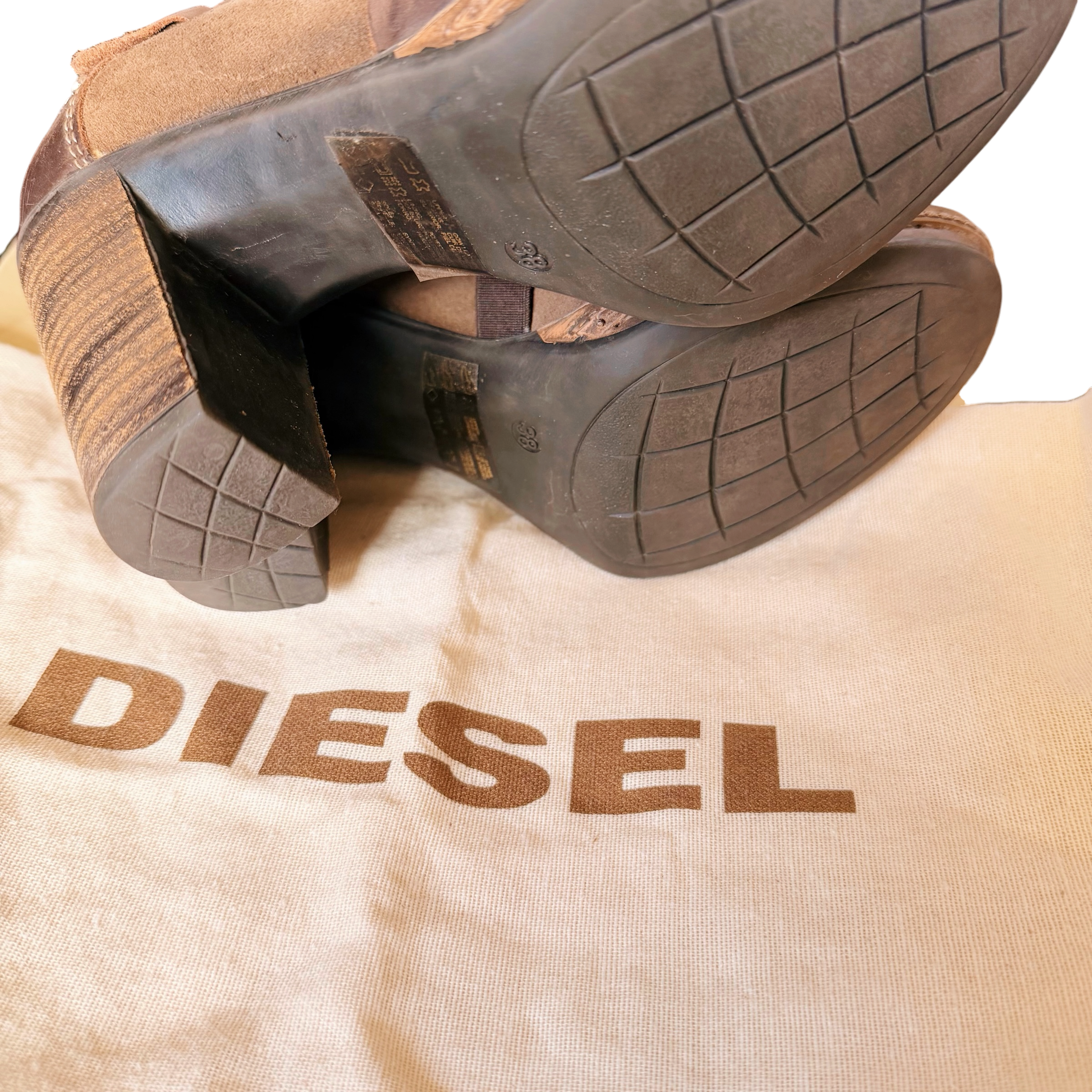 Diesel Leather Boots (7.5)