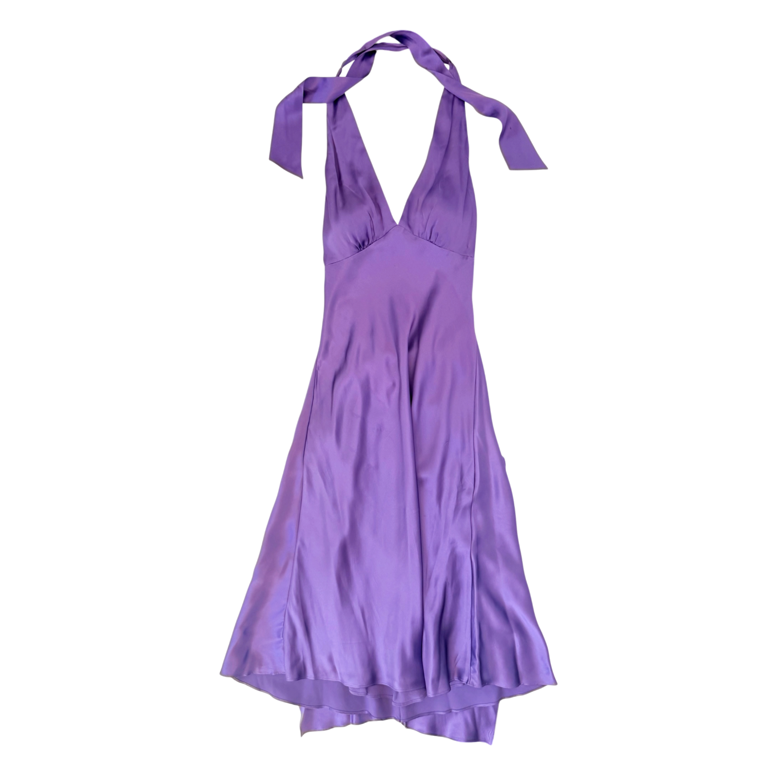 Vintage Luisa Spagnoli Silk Halter Dress (S)