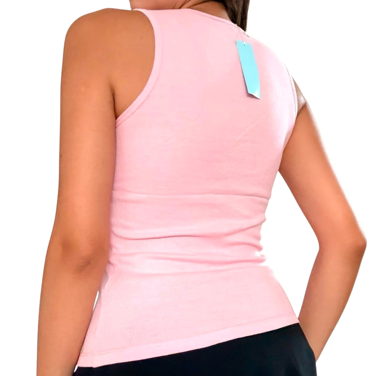 Deadstock Baby Pink Beaded Rhinestone Tank Top (M/L)