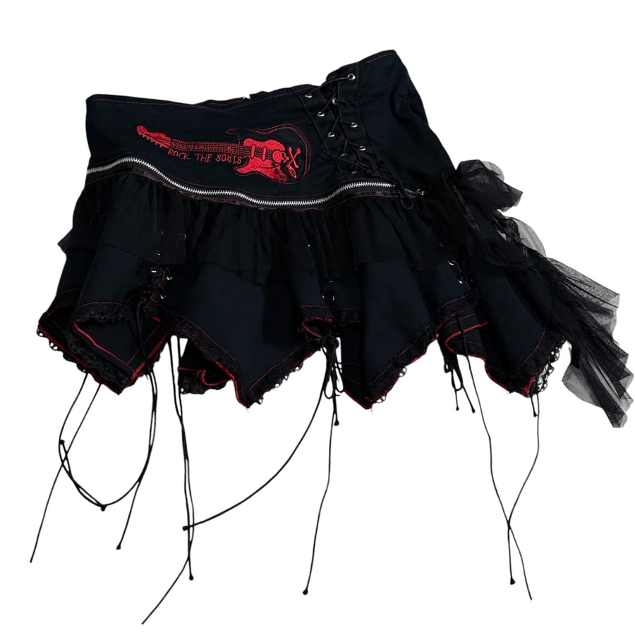LIVING DEAD SOULS rock the souls mini skirt (M)